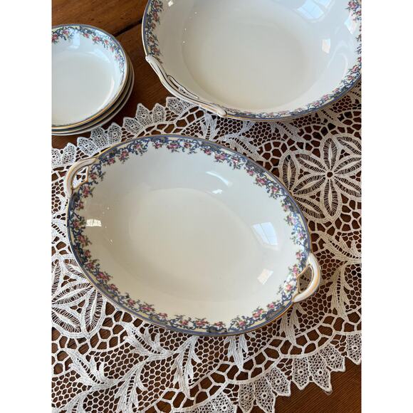 Noritake Serving Dishes Heirloom Bridal Shower Gift Idea Feminine Luncheon Decor - Picture 9 of 10